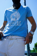 MONEYMAKER TSHIRT SKYBLUE / WHITE